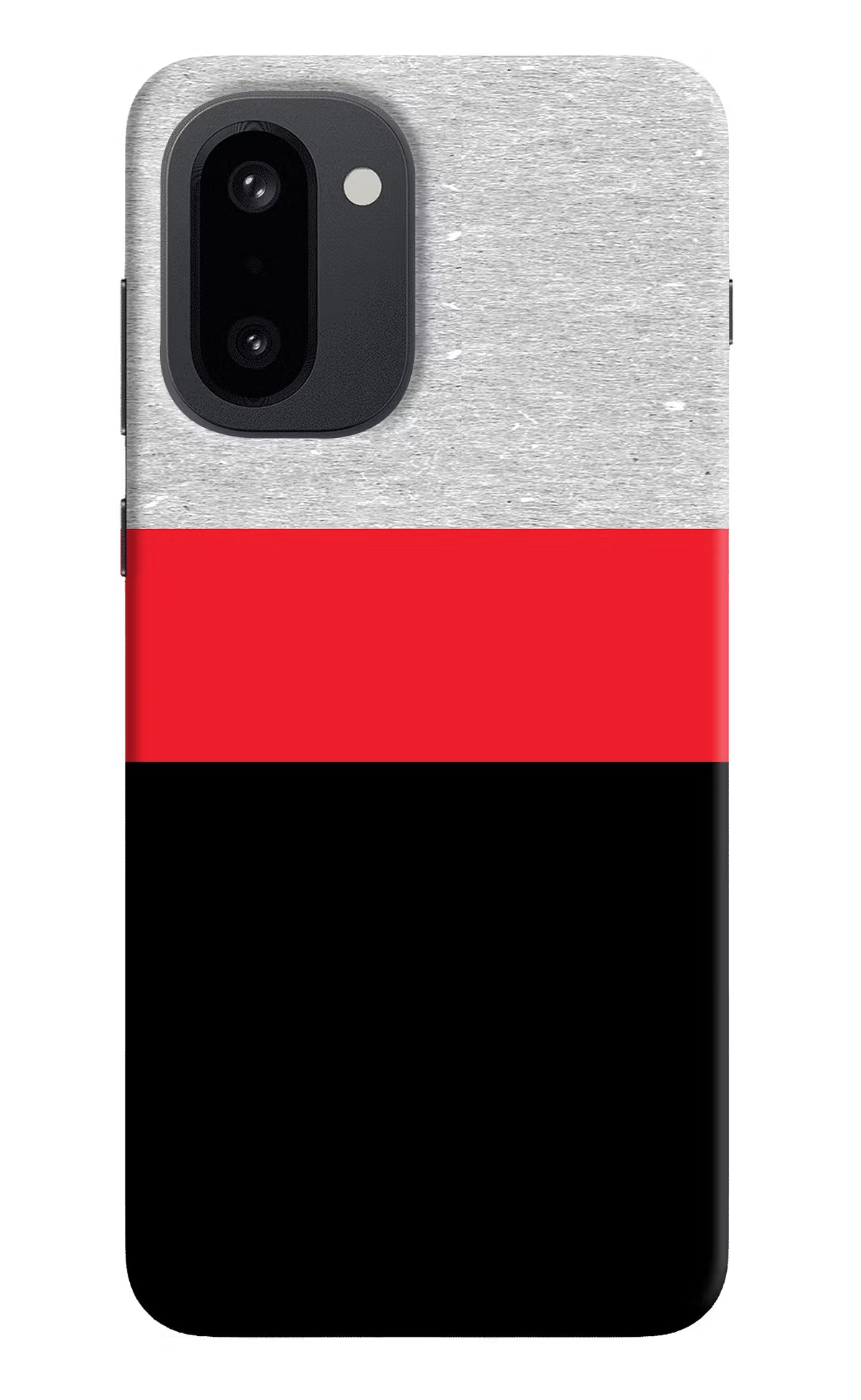 Tri Color Pattern OnePlus 15R Hard Case Back Cover by Casekaro