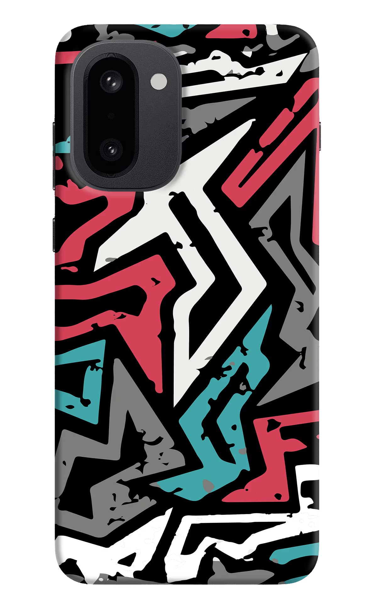 Geometric Graffiti OnePlus 15R Hard Case Back Cover by Casekaro