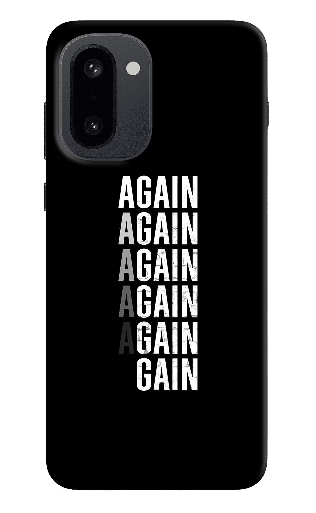 Again Again Gain OnePlus 15R Hard Case Back Cover by Casekaro