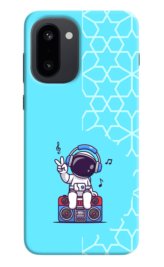 Cute Astronaut Chilling OnePlus 15R Hard Case Back Cover by Casekaro