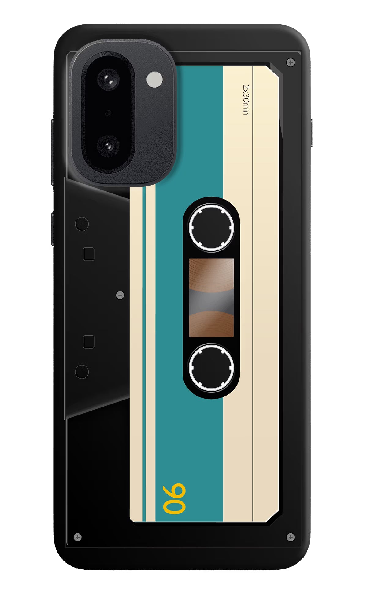 Cassette OnePlus 15R Hard Case Back Cover by Casekaro