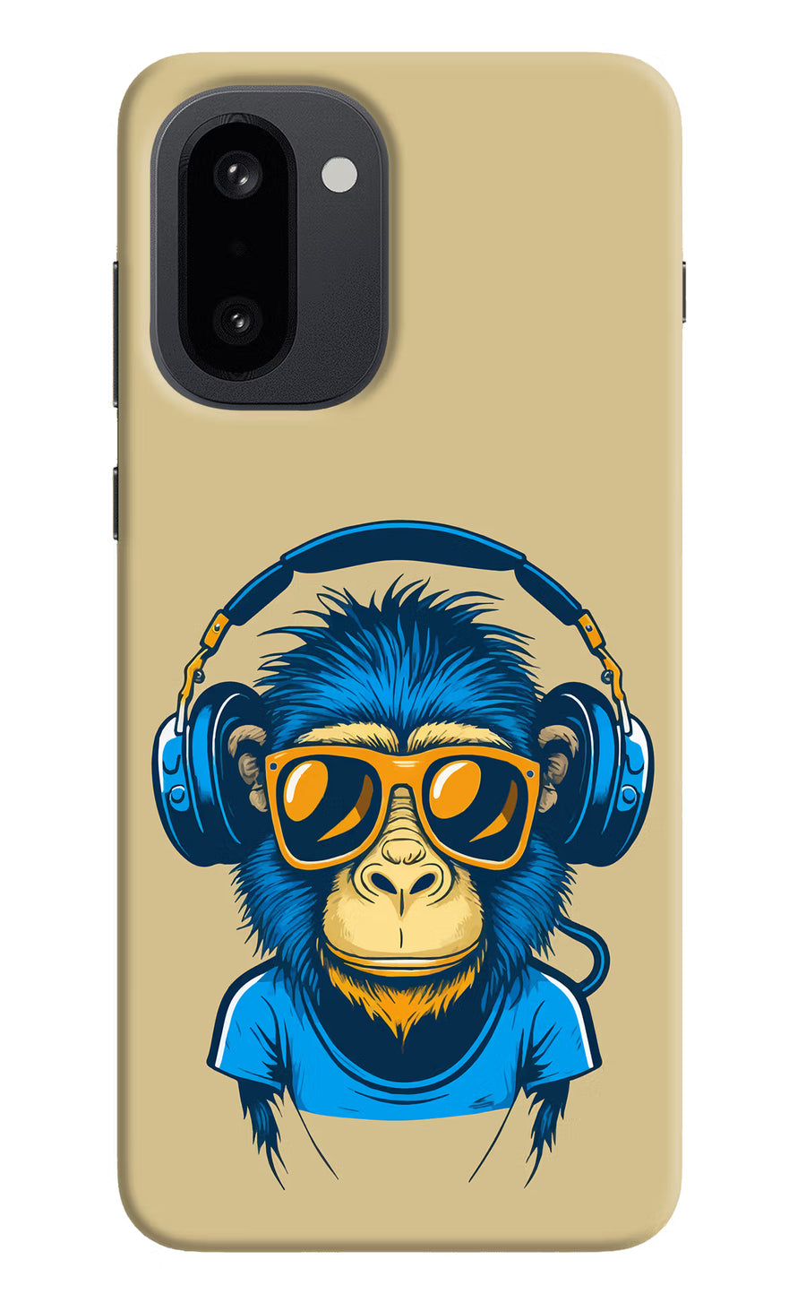 Monkey Headphone OnePlus 15R Back Cover, Hard case