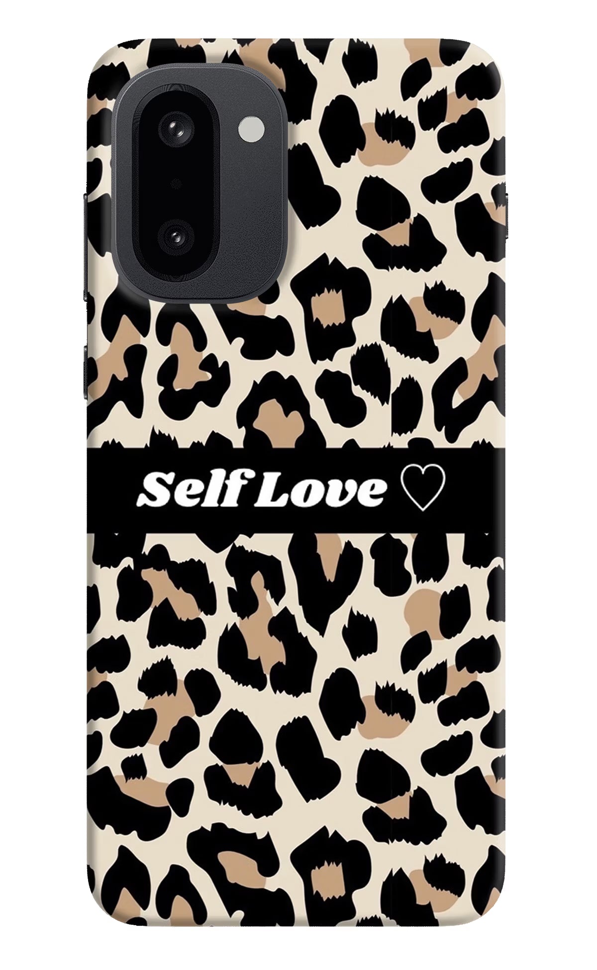 Leopard Print Self Love OnePlus 15R Hard Case Back Cover by Casekaro