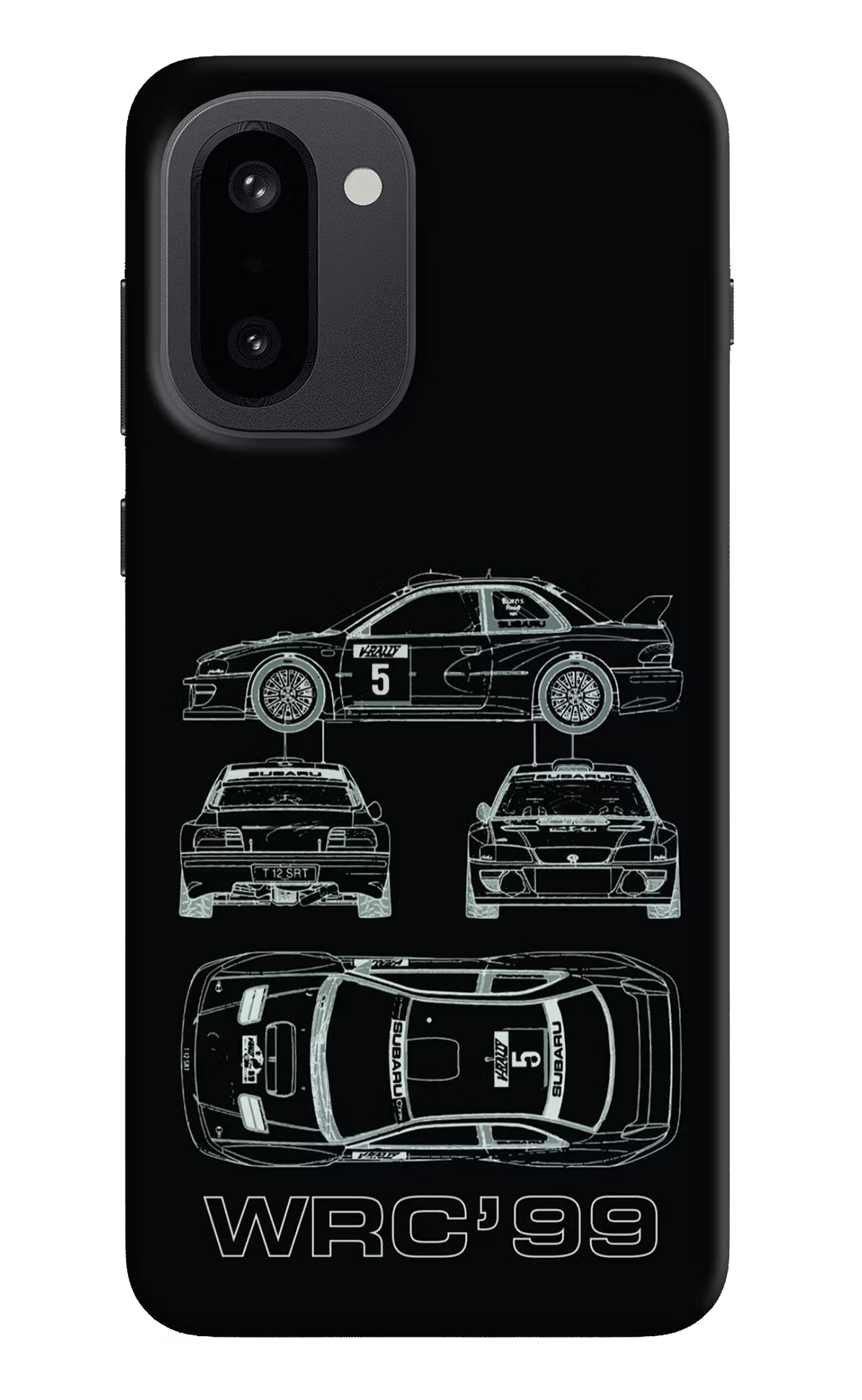 WRC'99 OnePlus 15R Hard Case Back Cover by Casekaro
