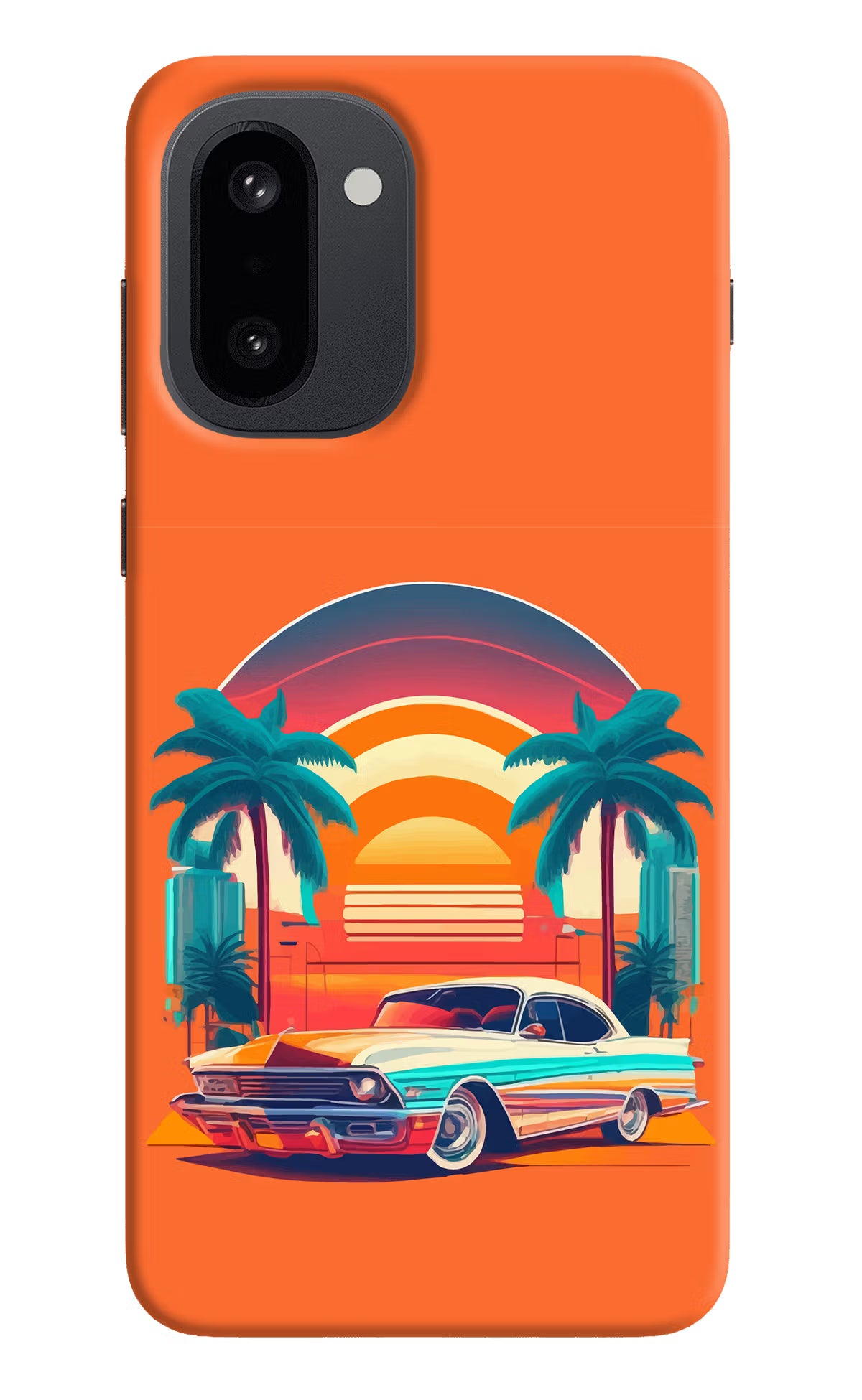 Palm Drive 80s OnePlus 15R Hard Case Back Cover by Casekaro