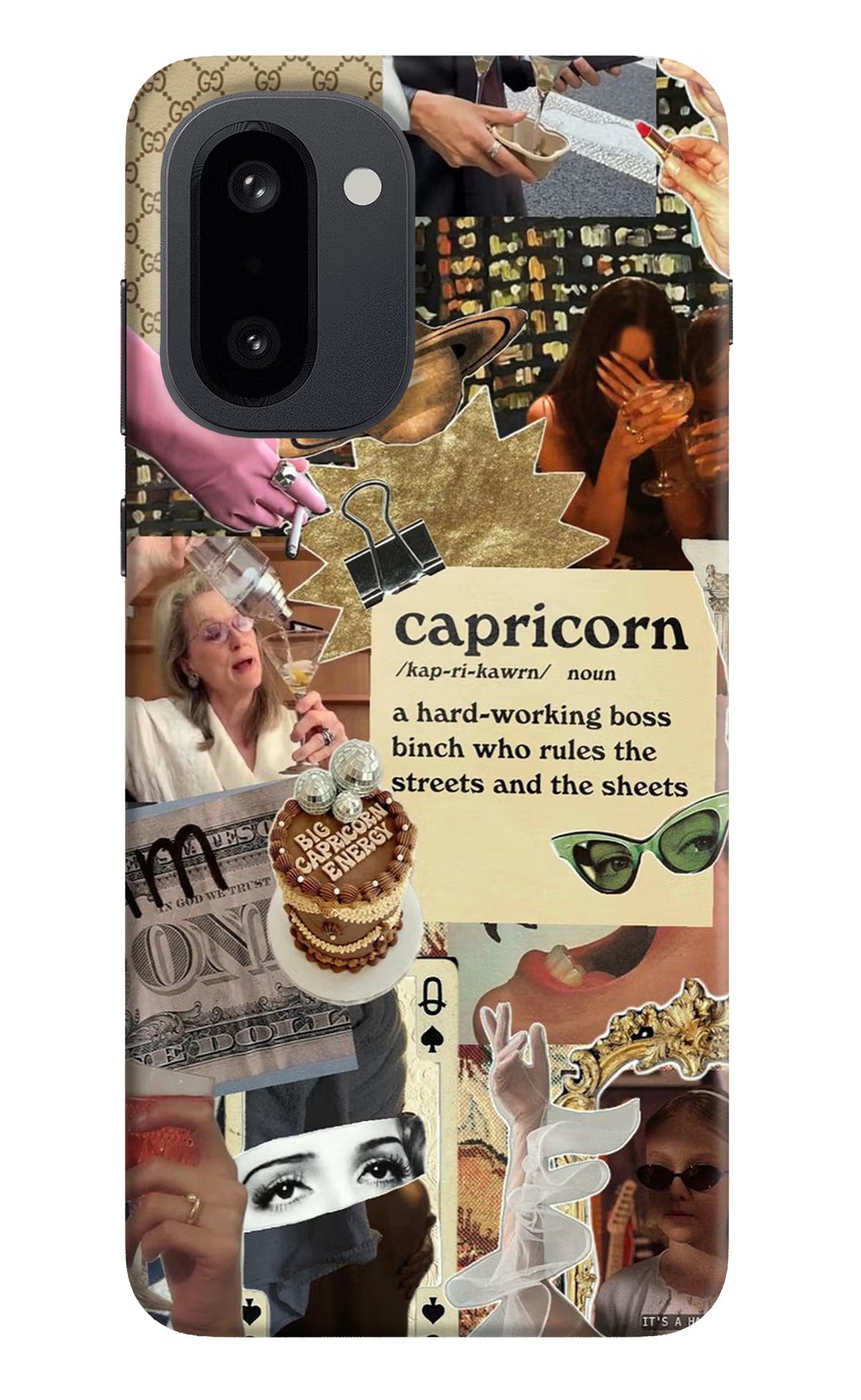 Capricorn Zodiac OnePlus 15R Hard Case Back Cover by Casekaro