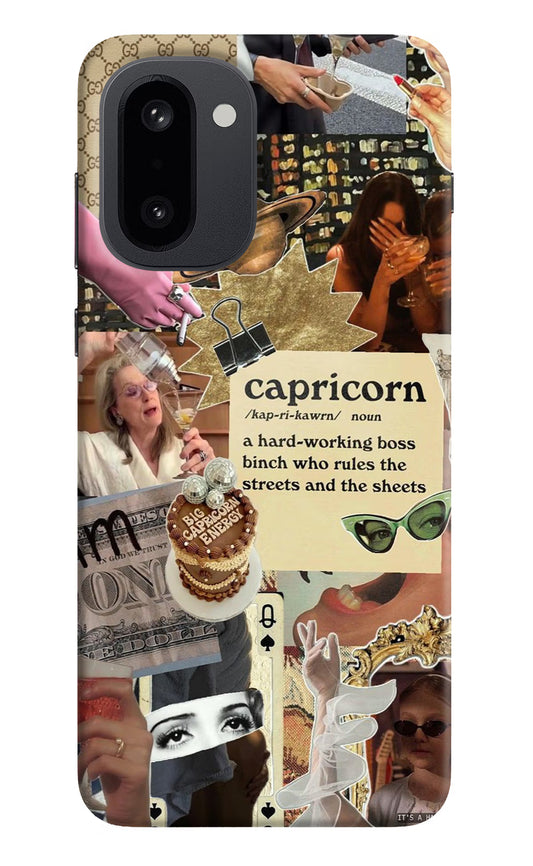 Capricorn Zodiac OnePlus 15R Hard Case Back Cover by Casekaro