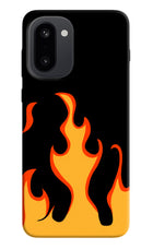 Fired Up – Black OnePlus 15R Hard Case Back Cover by Casekaro