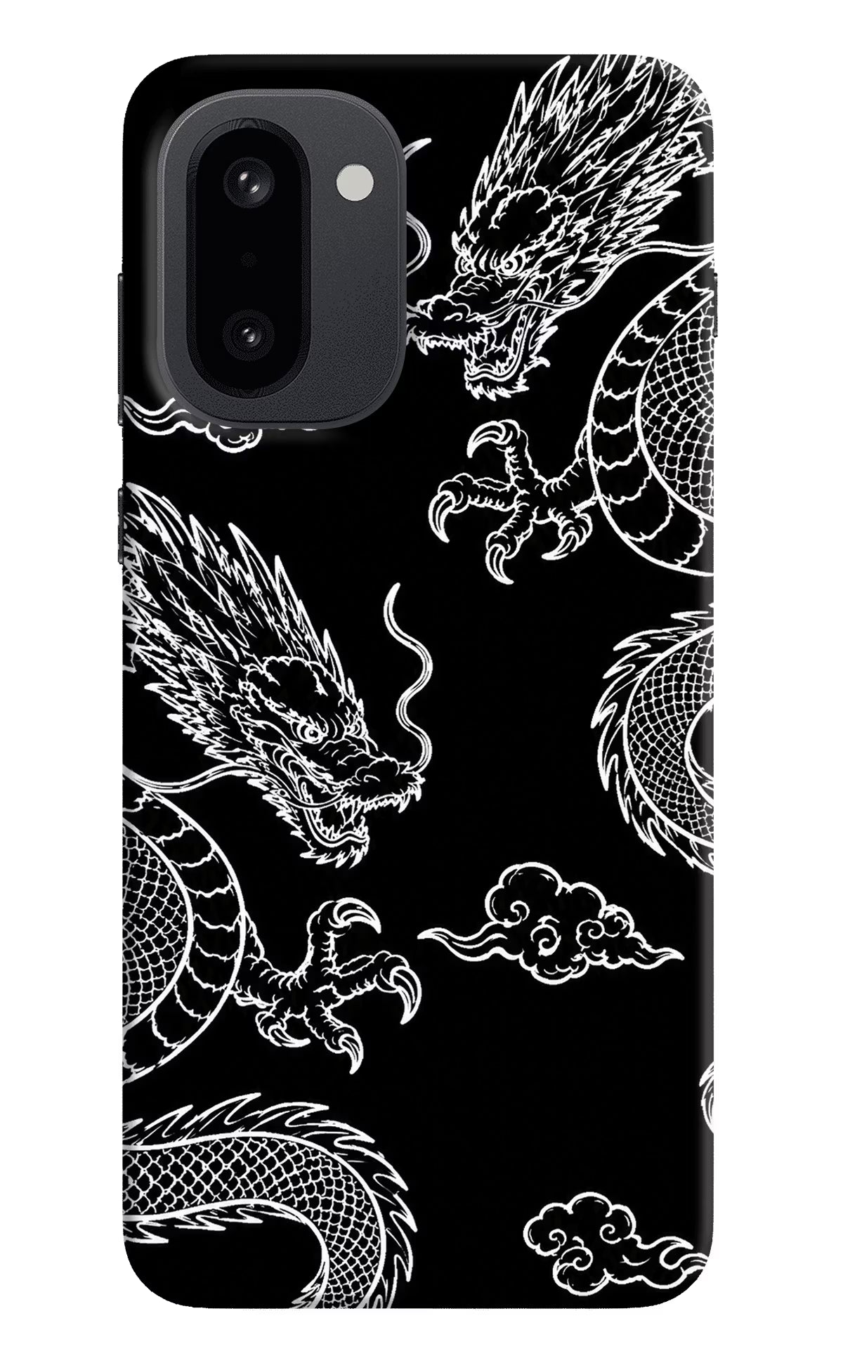 Twin Dragons OnePlus 15R Hard Case Back Cover by Casekaro