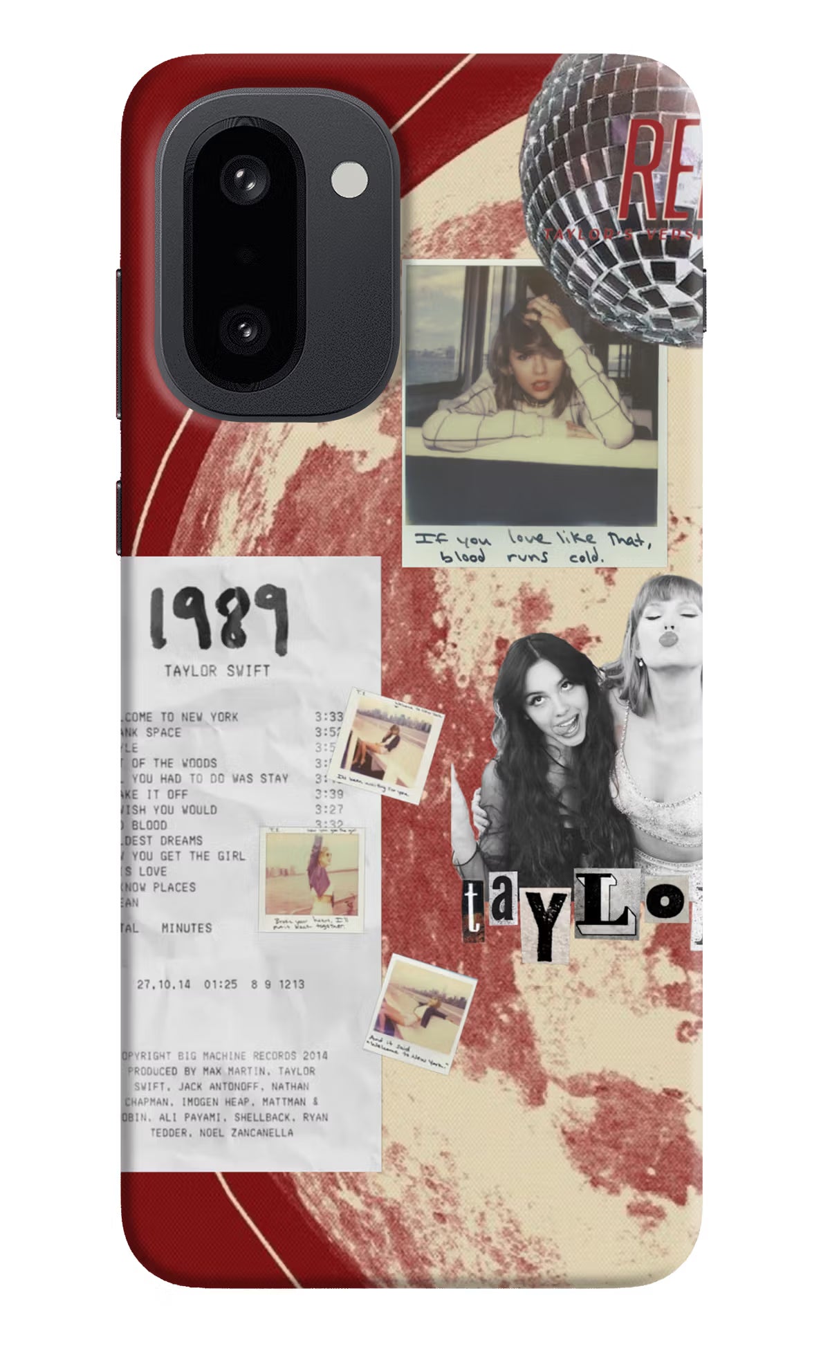 Taylor Swift OnePlus 15R Hard Case Back Cover by Casekaro