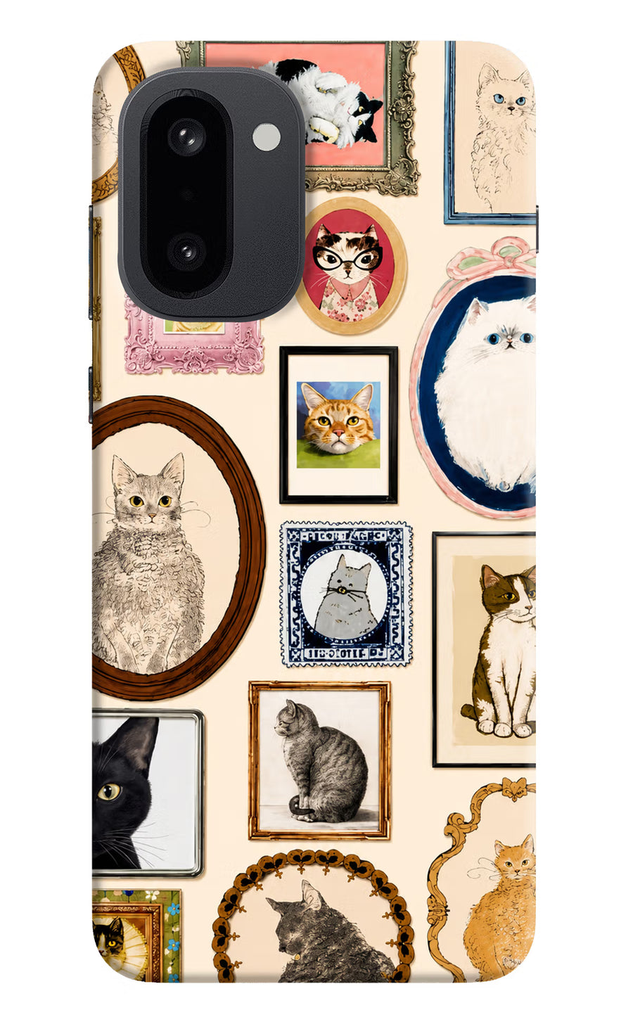 Mirror Cats OnePlus 15R Back Cover, Hard case