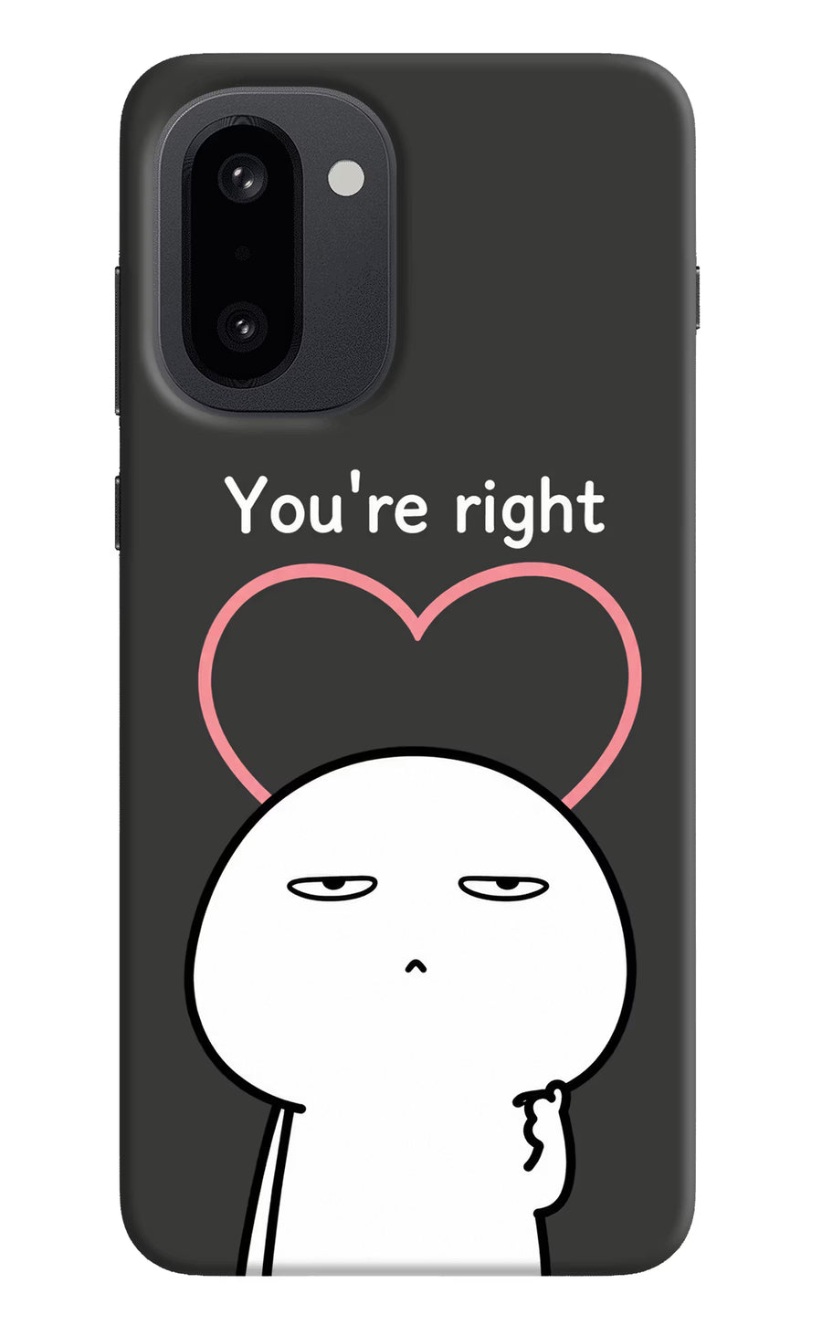 You're Right OnePlus 15R Back Cover, Hard case