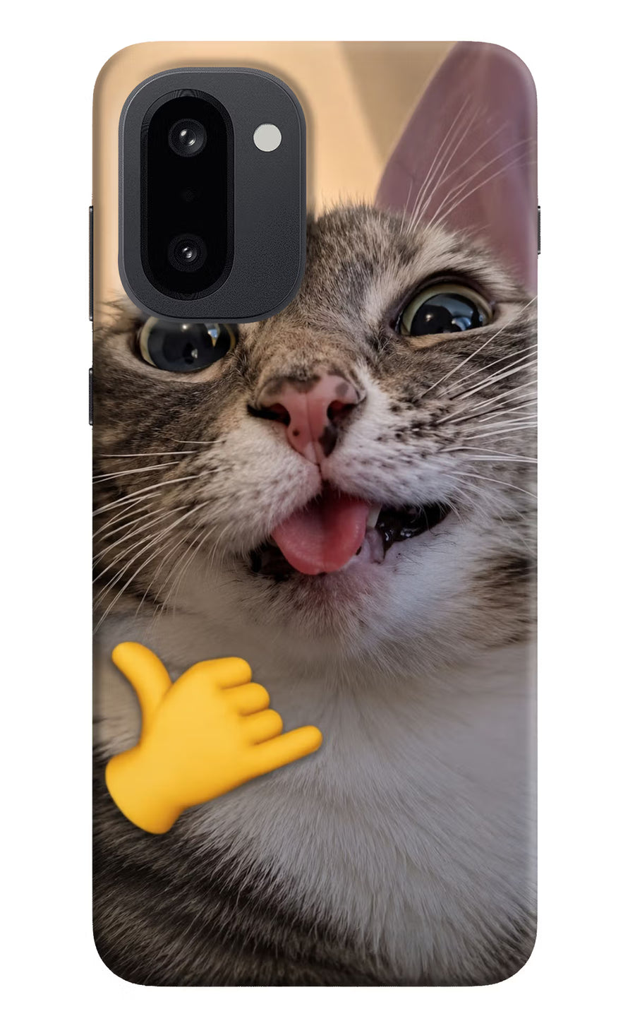 Silly Cat Call OnePlus 15R Back Cover, Hard case