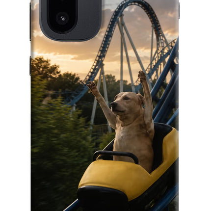 Rollercoaster Dog OnePlus 15R Hard Case Back Cover by Casekaro