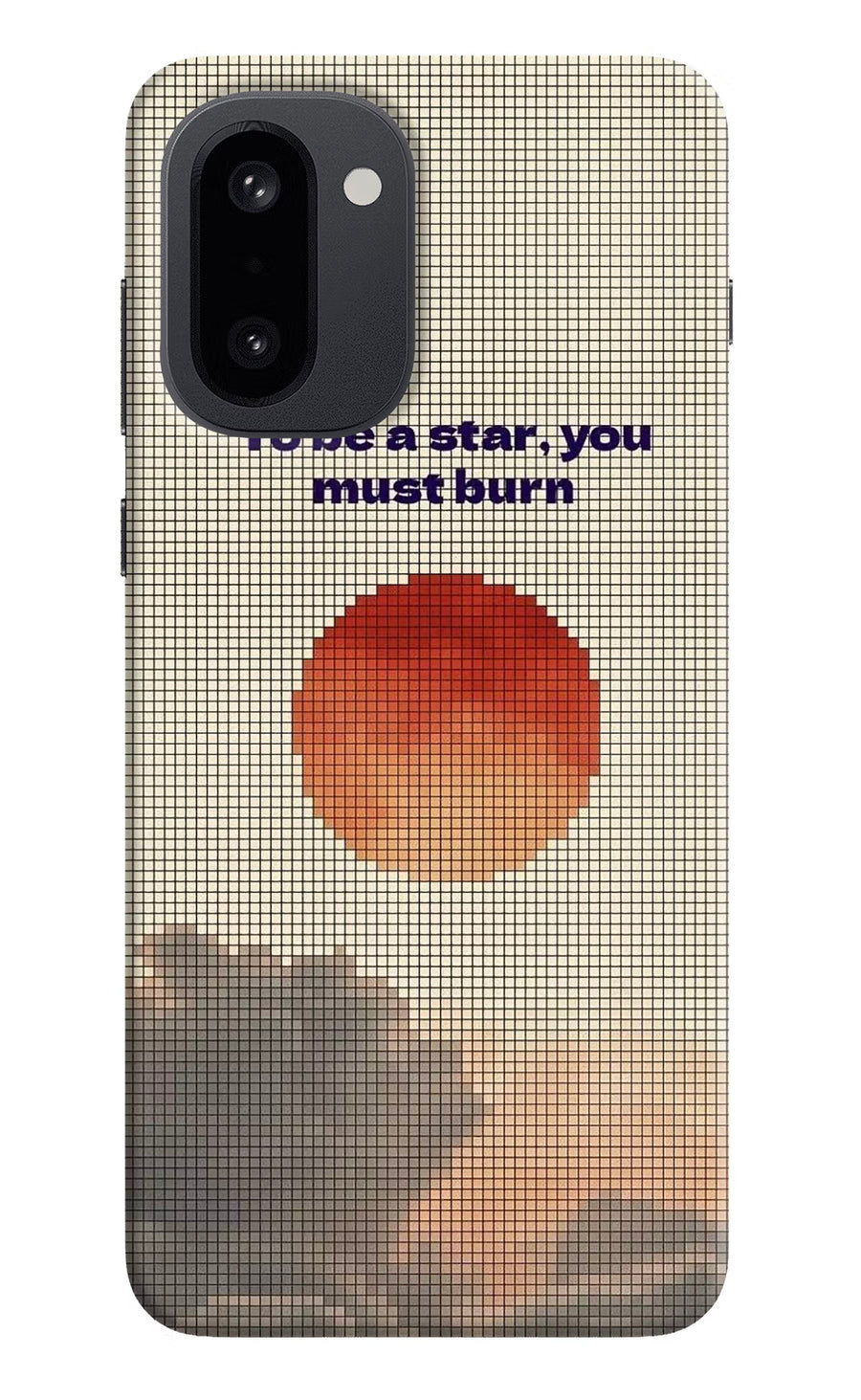Pixel Sun OnePlus 15R Back Cover, Hard case