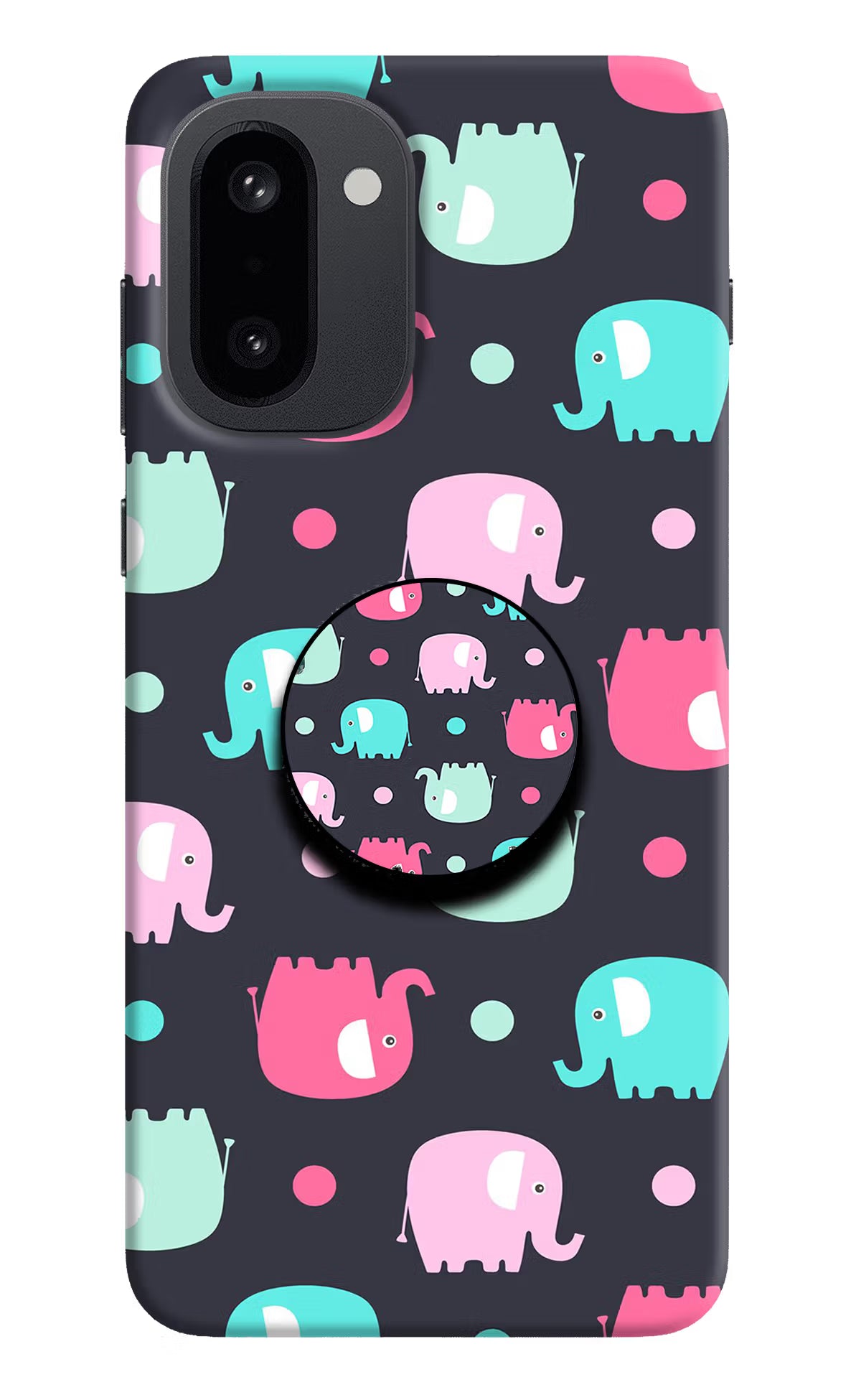 Baby Elephants OnePlus 15R Pop Case by Casekaro