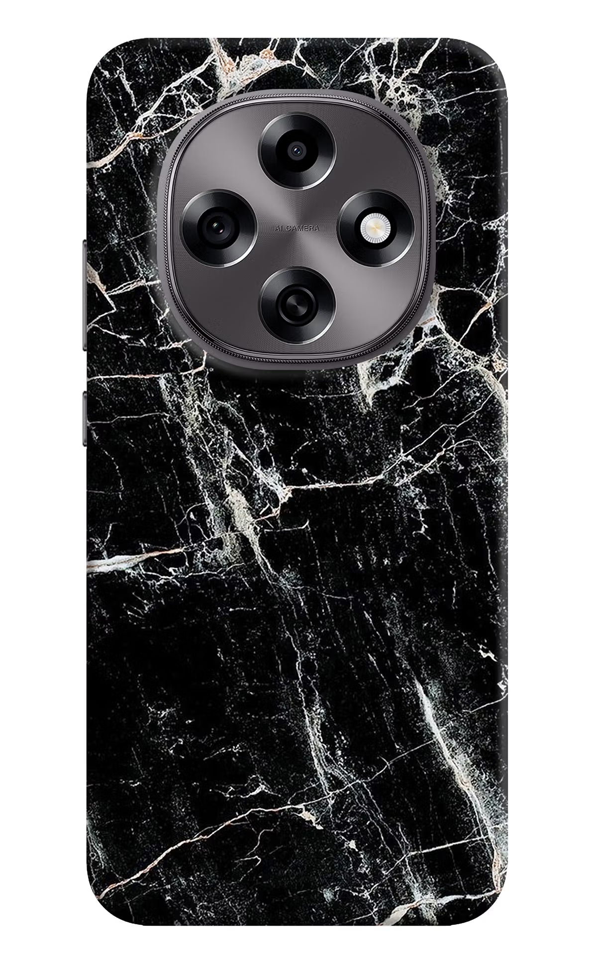 Black Marble Texture Oppo F31 Pro 5G Hard Case Back Cover by Casekaro