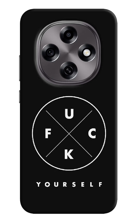 Go Fuck Yourself Oppo F31 Pro 5G Hard Case Back Cover by Casekaro