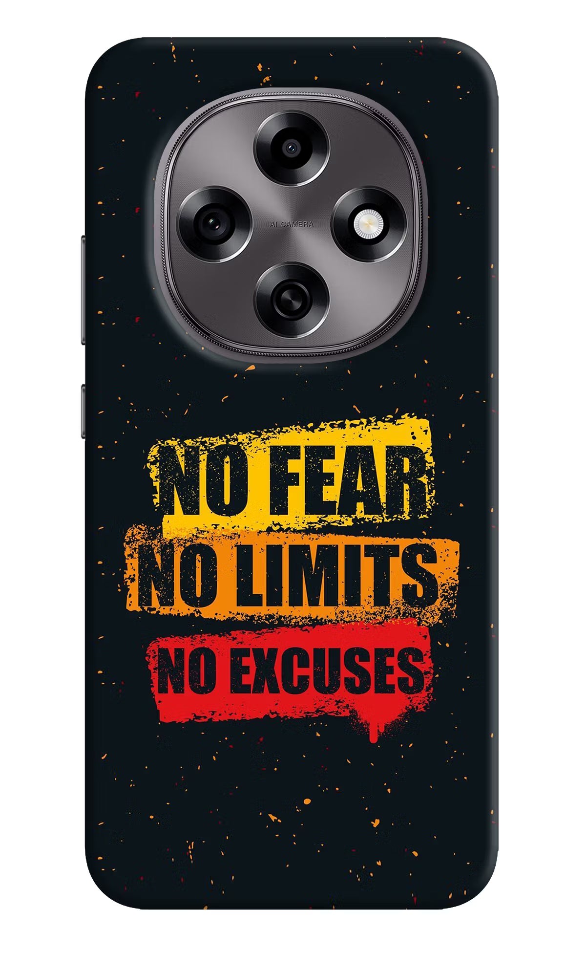 No Fear No Limits No Excuse Oppo F31 Pro 5G Hard Case Back Cover by Casekaro