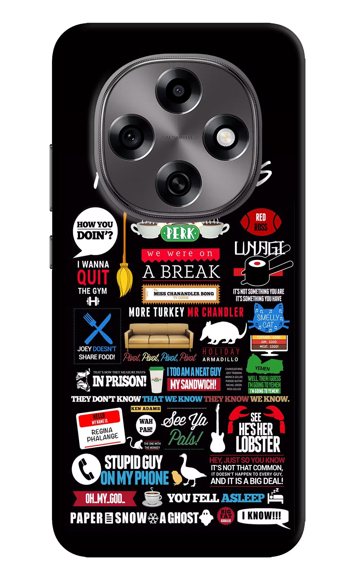 FRIENDS Oppo F31 Pro 5G Hard Case Back Cover by Casekaro