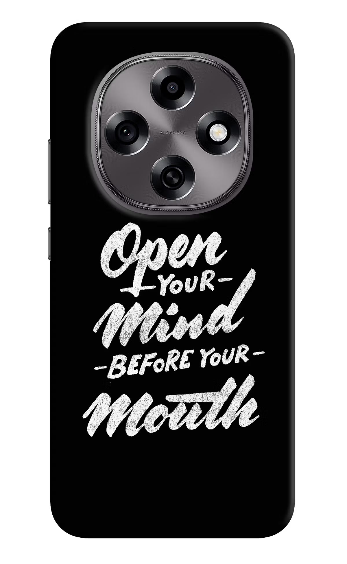 Open Your Mind Before Your Mouth Oppo F31 Pro 5G Hard Case Back Cover by Casekaro