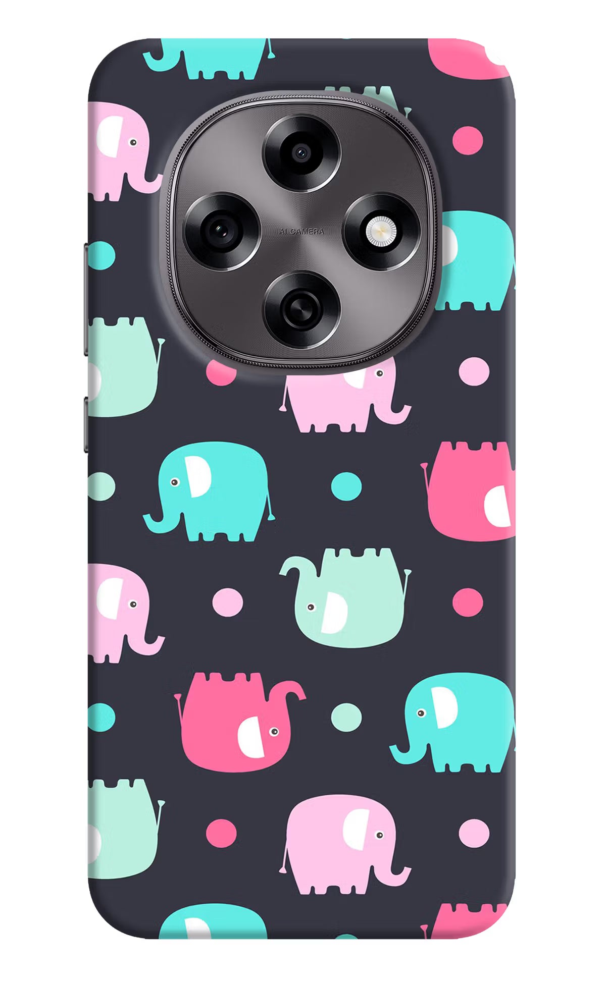 Elephants Oppo F31 Pro 5G Hard Case Back Cover by Casekaro