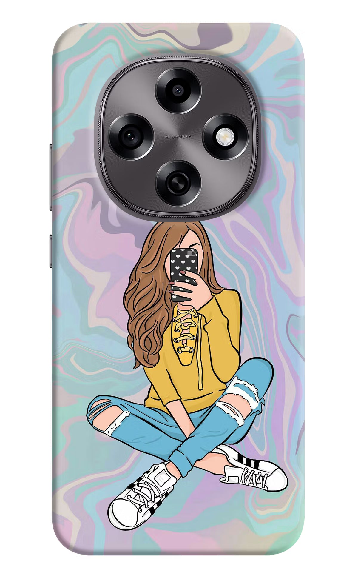 Selfie Girl Oppo F31 Pro 5G Hard Case Back Cover by Casekaro