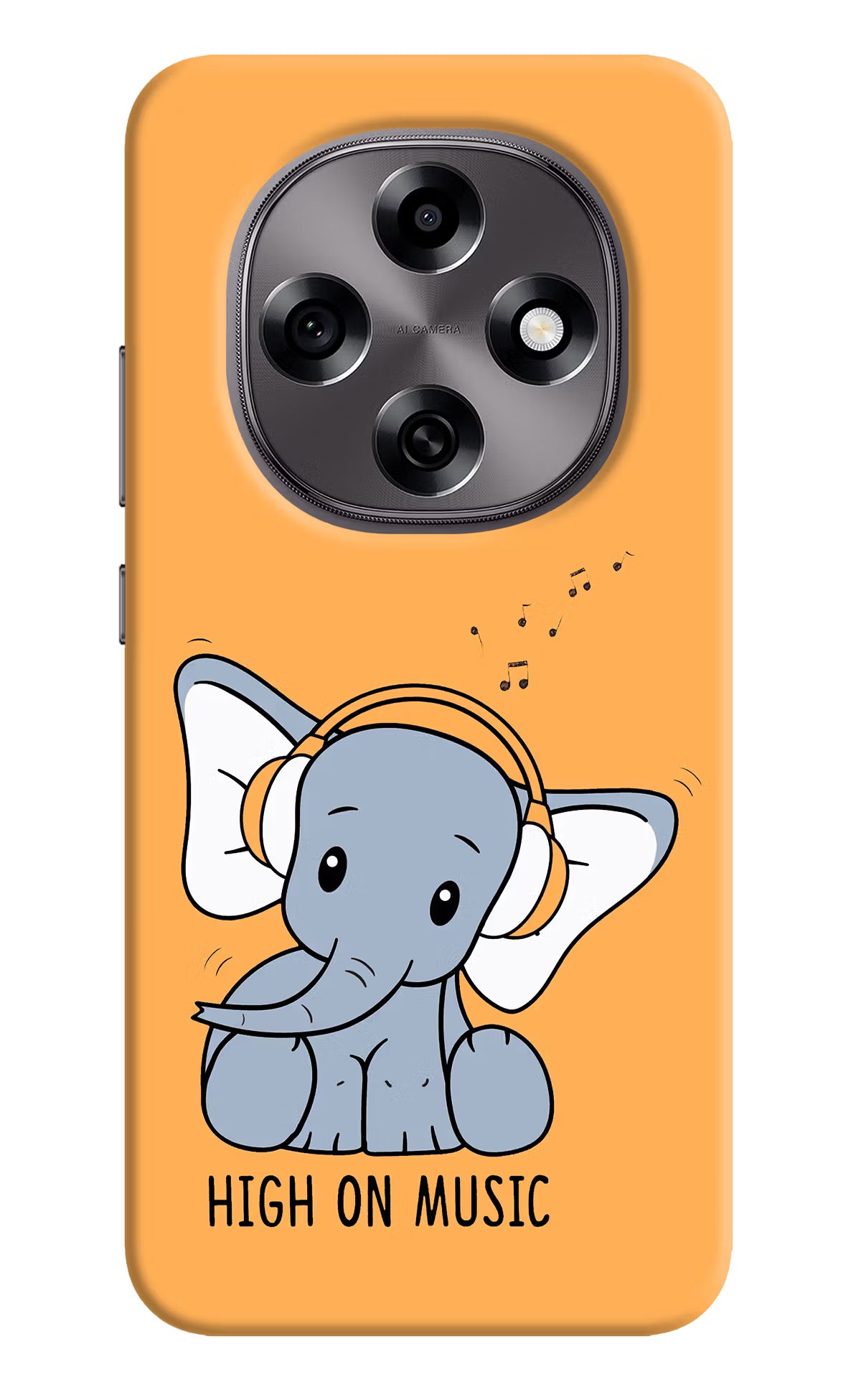 High On Music Oppo F31 Pro 5G Hard Case Back Cover by Casekaro