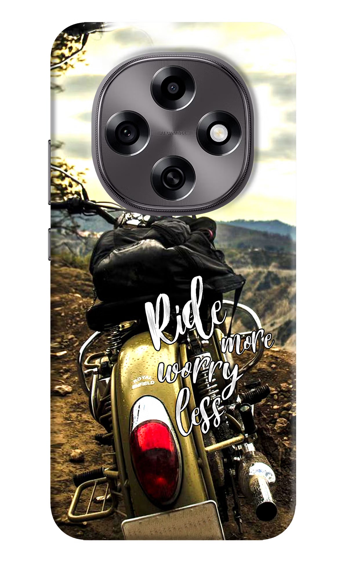 Ride More Worry Less Oppo F31 Pro 5G Hard Case Back Cover by Casekaro