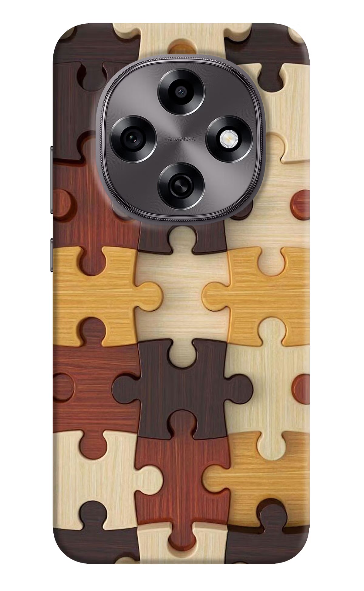 Wooden Puzzle Oppo F31 Pro 5G Hard Case Back Cover by Casekaro