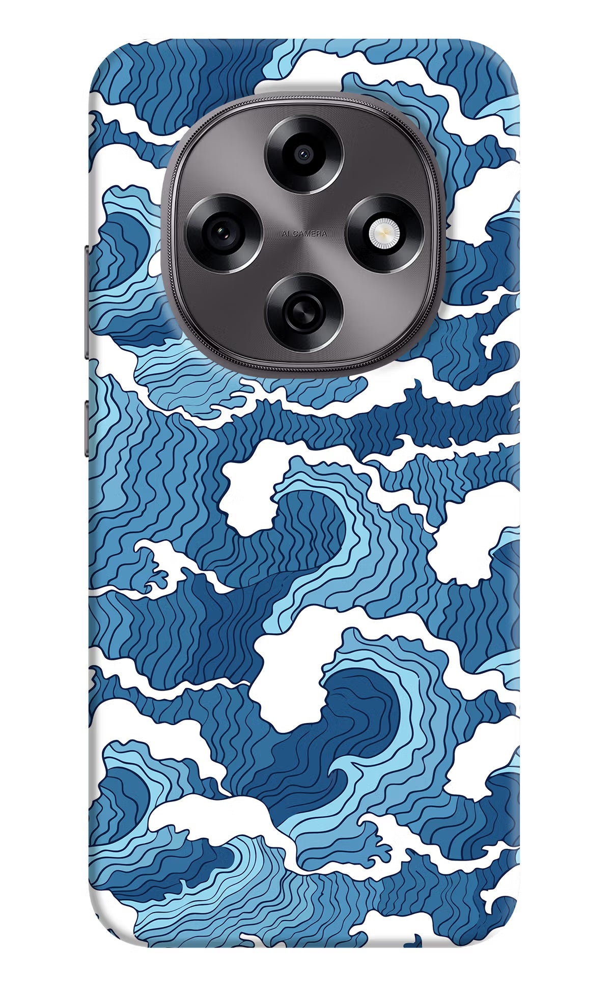Blue Waves Oppo F31 Pro 5G Hard Case Back Cover by Casekaro
