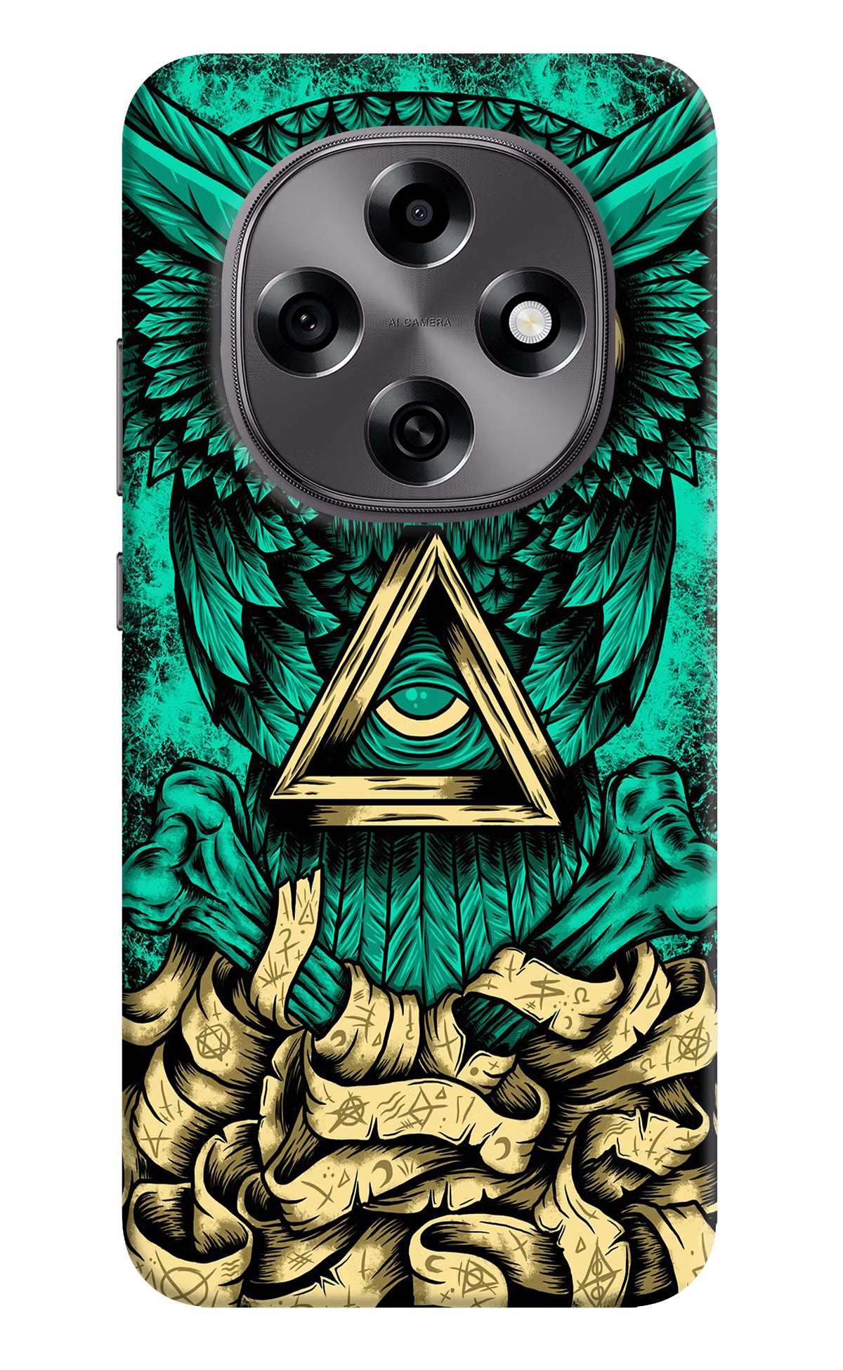 Green Owl Oppo F31 Pro 5G Hard Case Back Cover by Casekaro