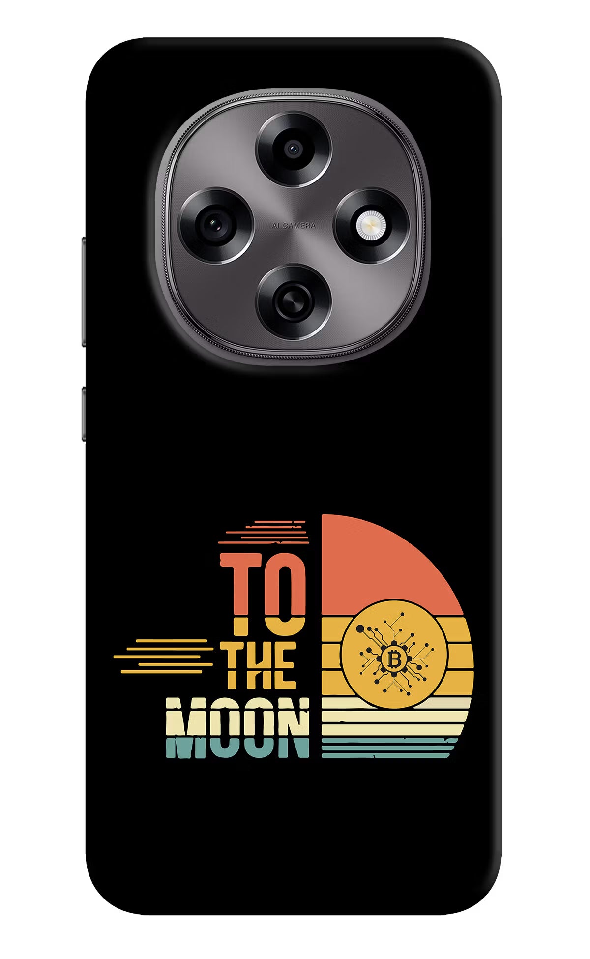To the Moon Oppo F31 Pro 5G Hard Case Back Cover by Casekaro