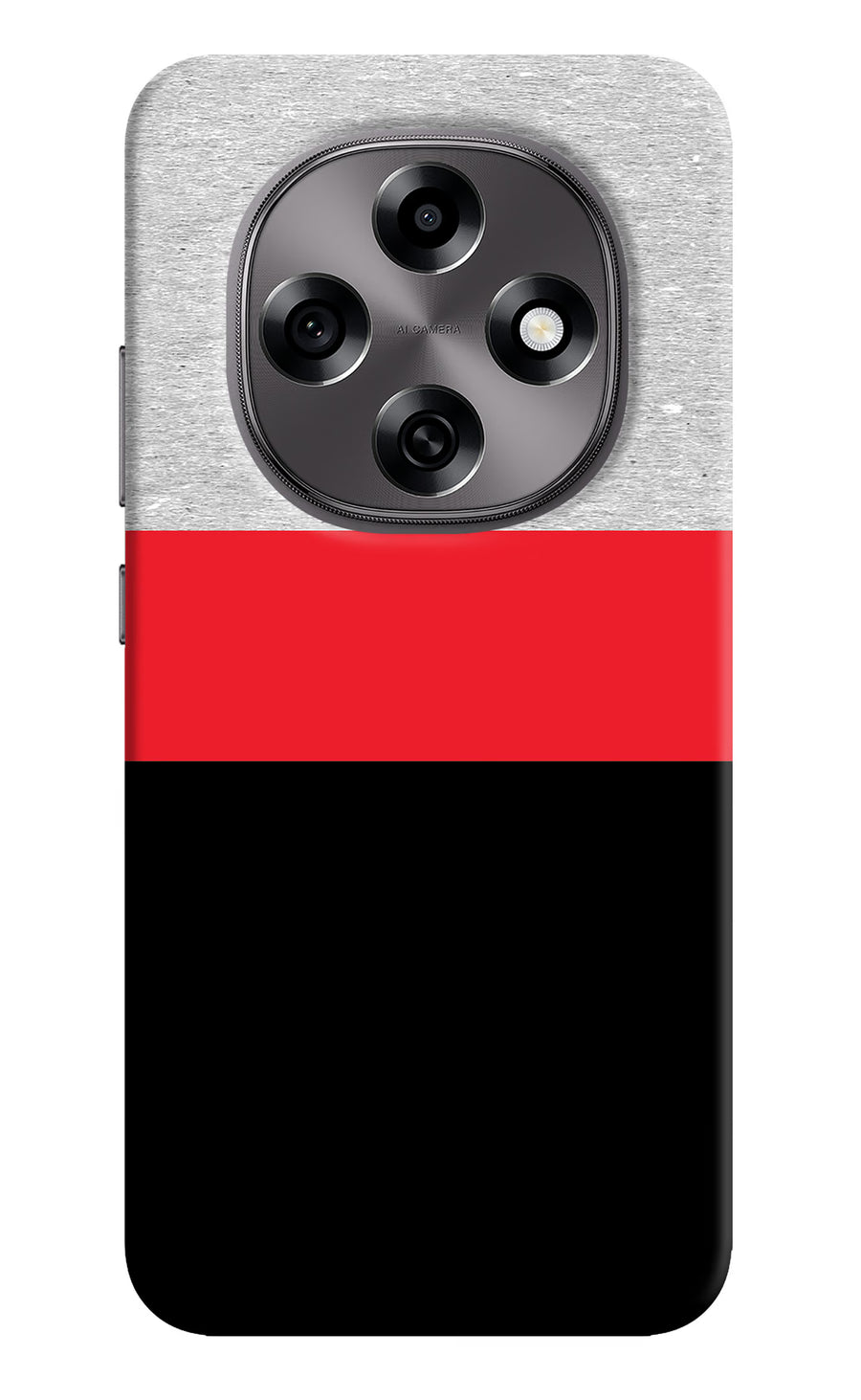 Tri Color Pattern Oppo F31 Pro 5G Back Cover, Hard case