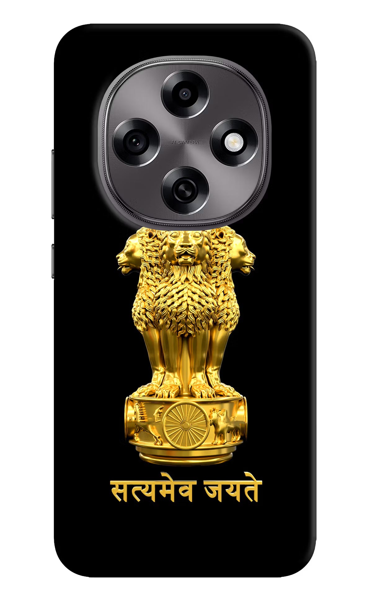Satyamev Jayate Golden Oppo F31 Pro 5G Hard Case Back Cover by Casekaro