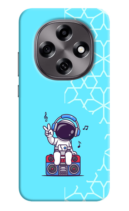 Cute Astronaut Chilling Oppo F31 Pro 5G Hard Case Back Cover by Casekaro