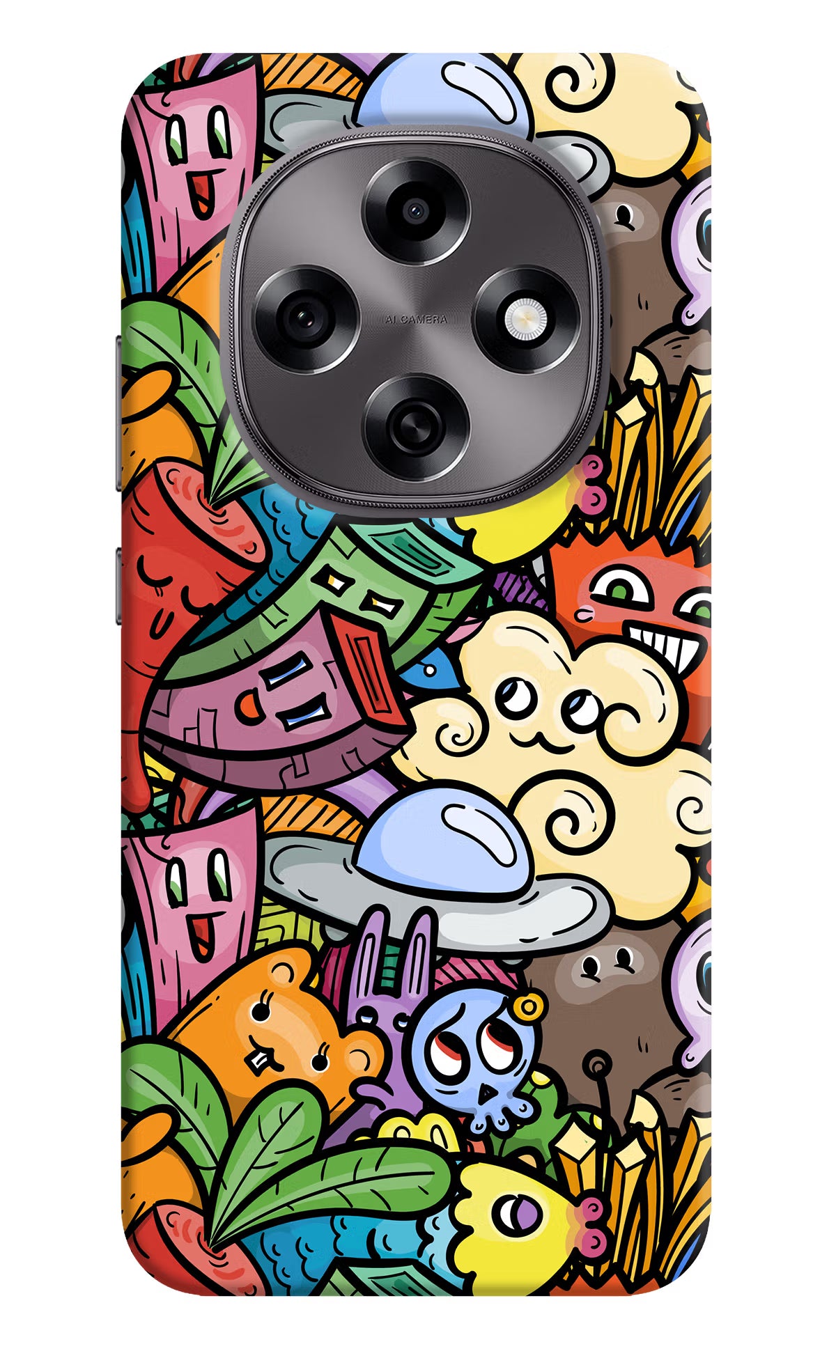 Veggie Doodle Oppo F31 Pro 5G Hard Case Back Cover by Casekaro