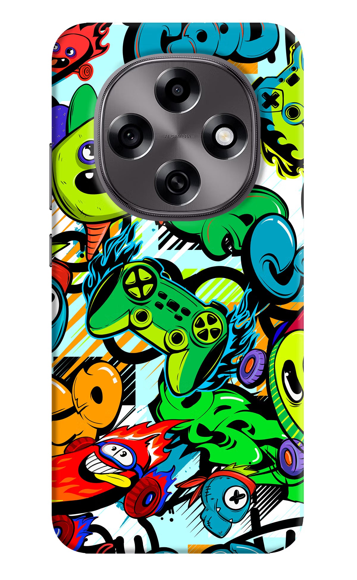 Game Doodle Oppo F31 Pro 5G Hard Case Back Cover by Casekaro