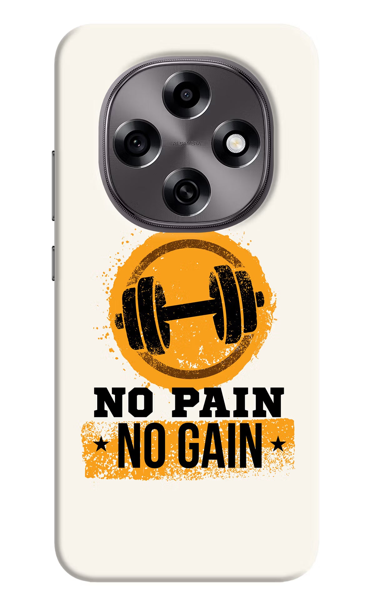 No Pain No Gain Oppo F31 Pro 5G Hard Case Back Cover by Casekaro