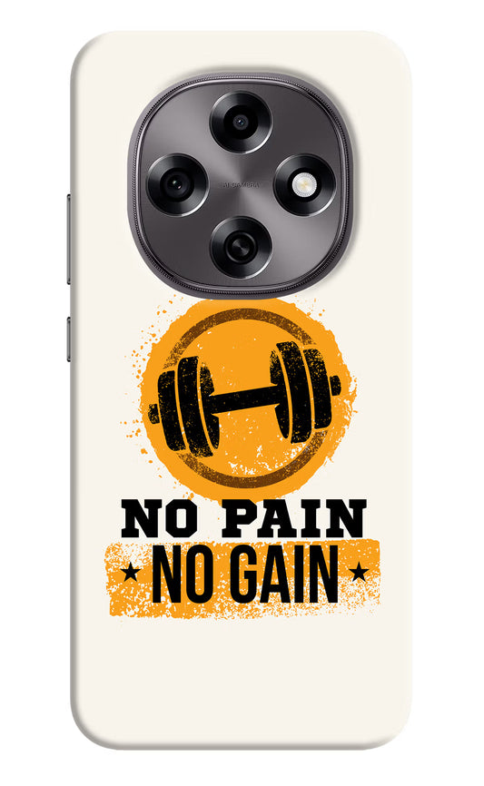 No Pain No Gain Oppo F31 Pro 5G Hard Case Back Cover by Casekaro