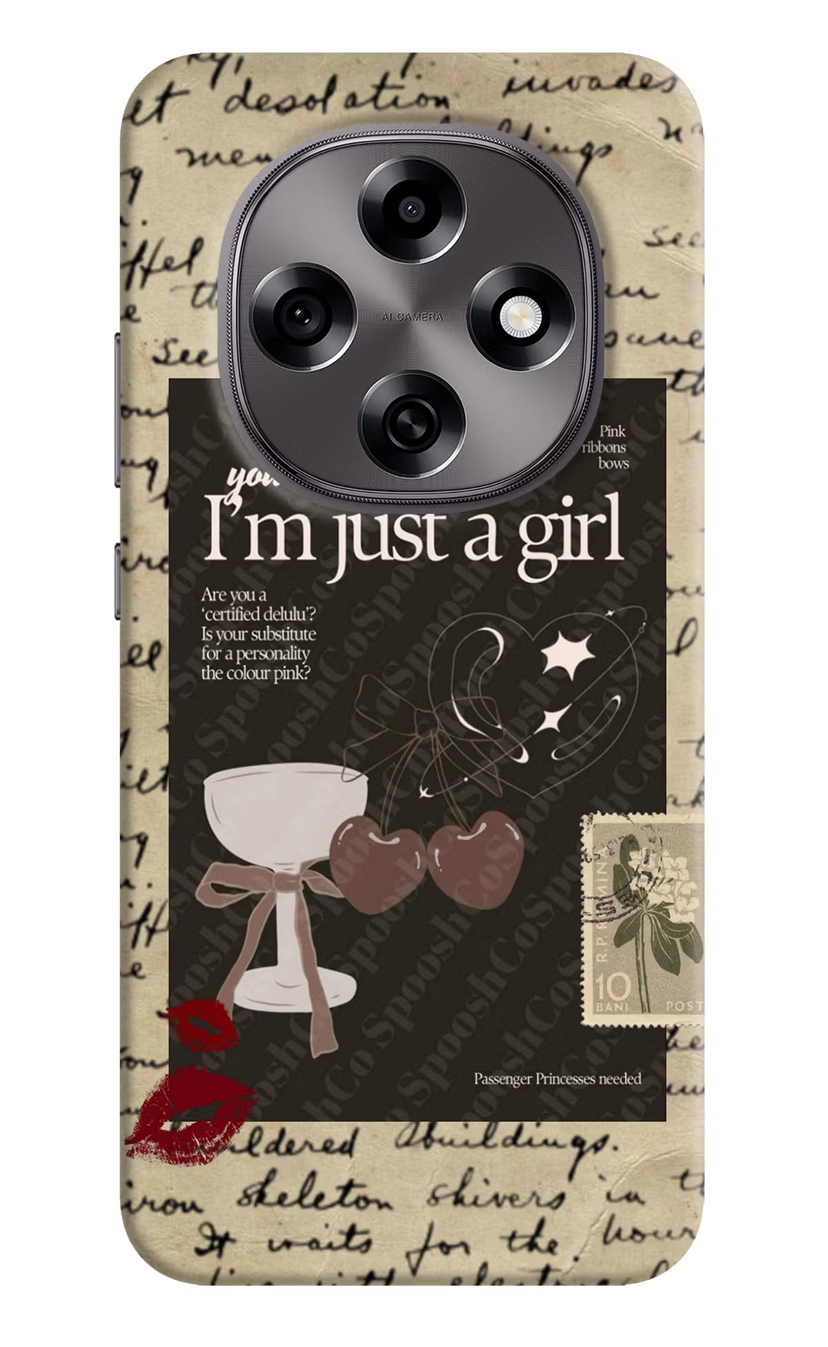 I am just a girl Oppo F31 Pro 5G Hard Case Back Cover by Casekaro