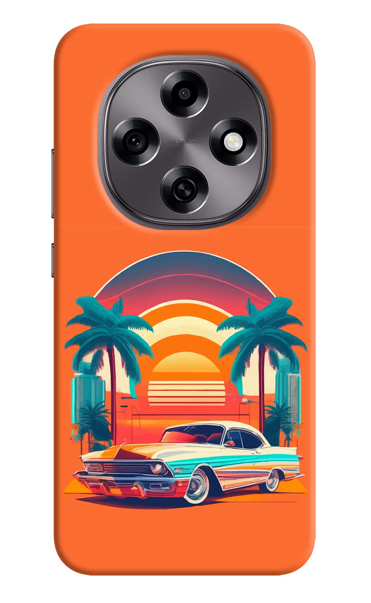 Palm Drive 80s Oppo F31 Pro 5G Hard Case Back Cover by Casekaro