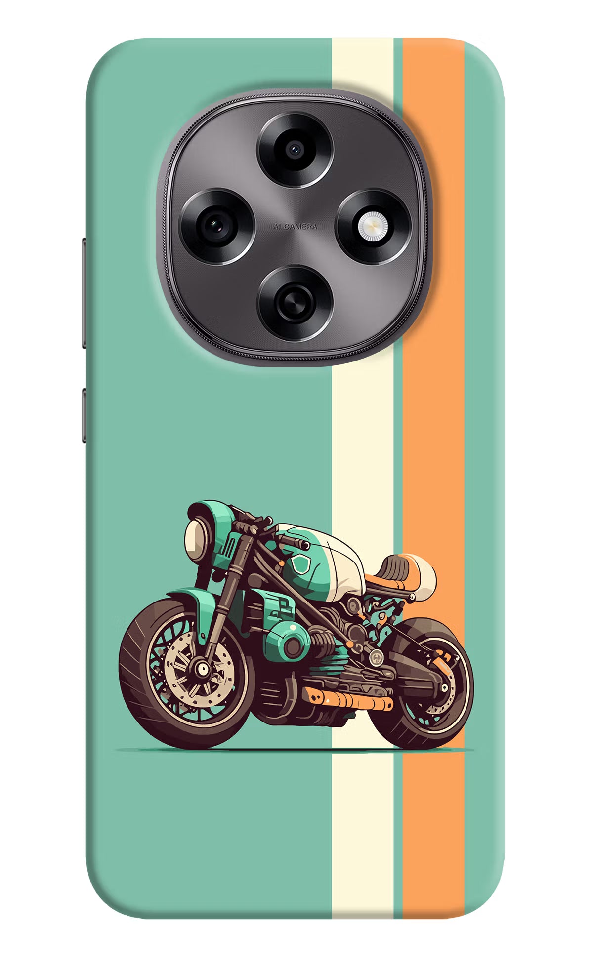 Striped Moto Drift Oppo F31 Pro 5G Hard Case Back Cover by Casekaro