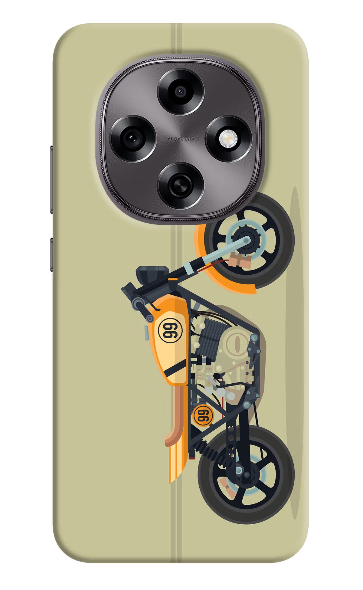 Vertical Speedster Oppo F31 Pro 5G Hard Case Back Cover by Casekaro