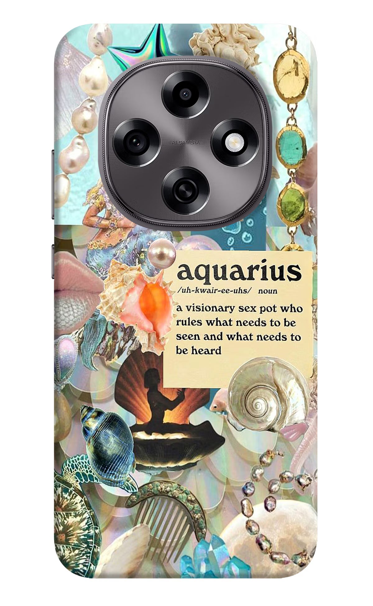 Aquarius Zodiac Oppo F31 Pro 5G Hard Case Back Cover by Casekaro