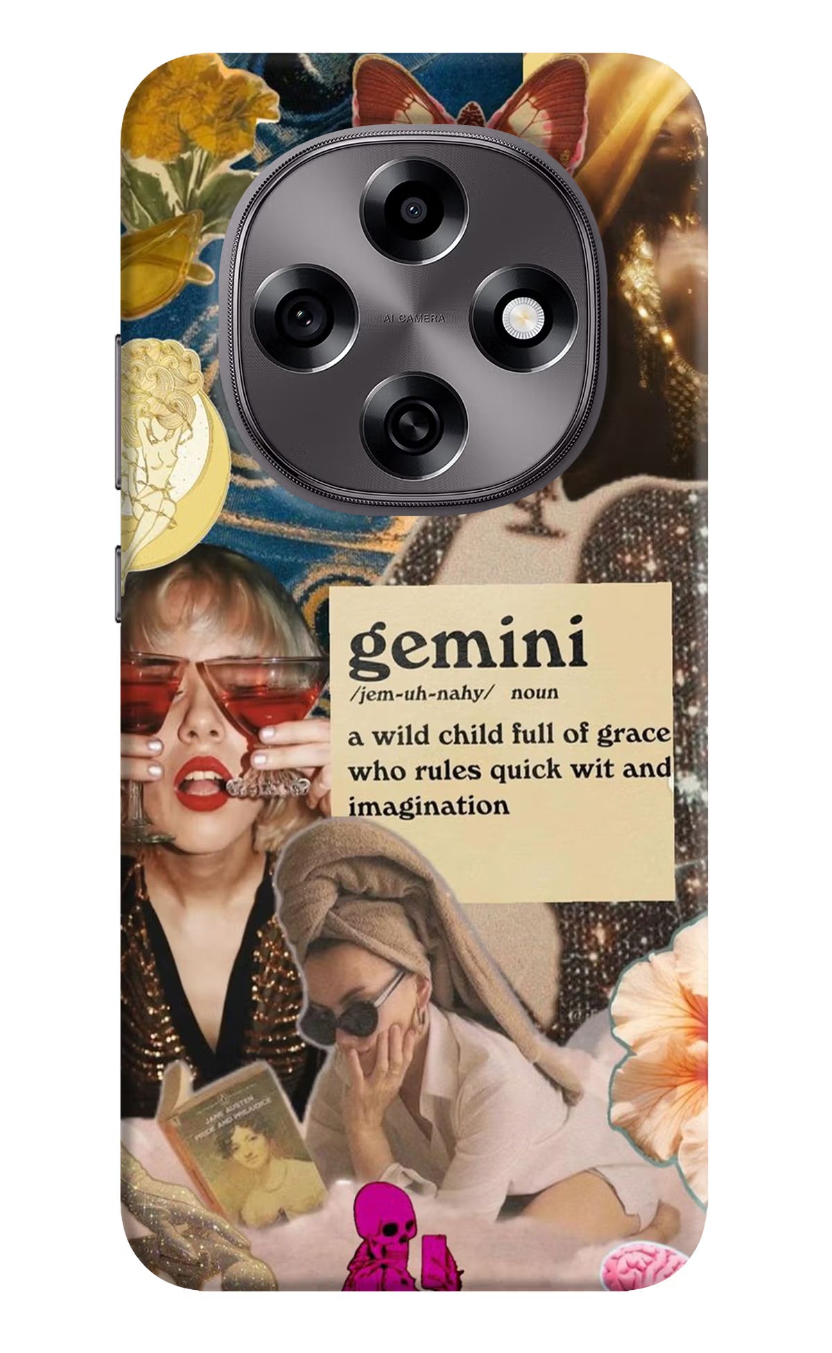 Gemini Zodiac Oppo F31 Pro 5G Hard Case Back Cover by Casekaro