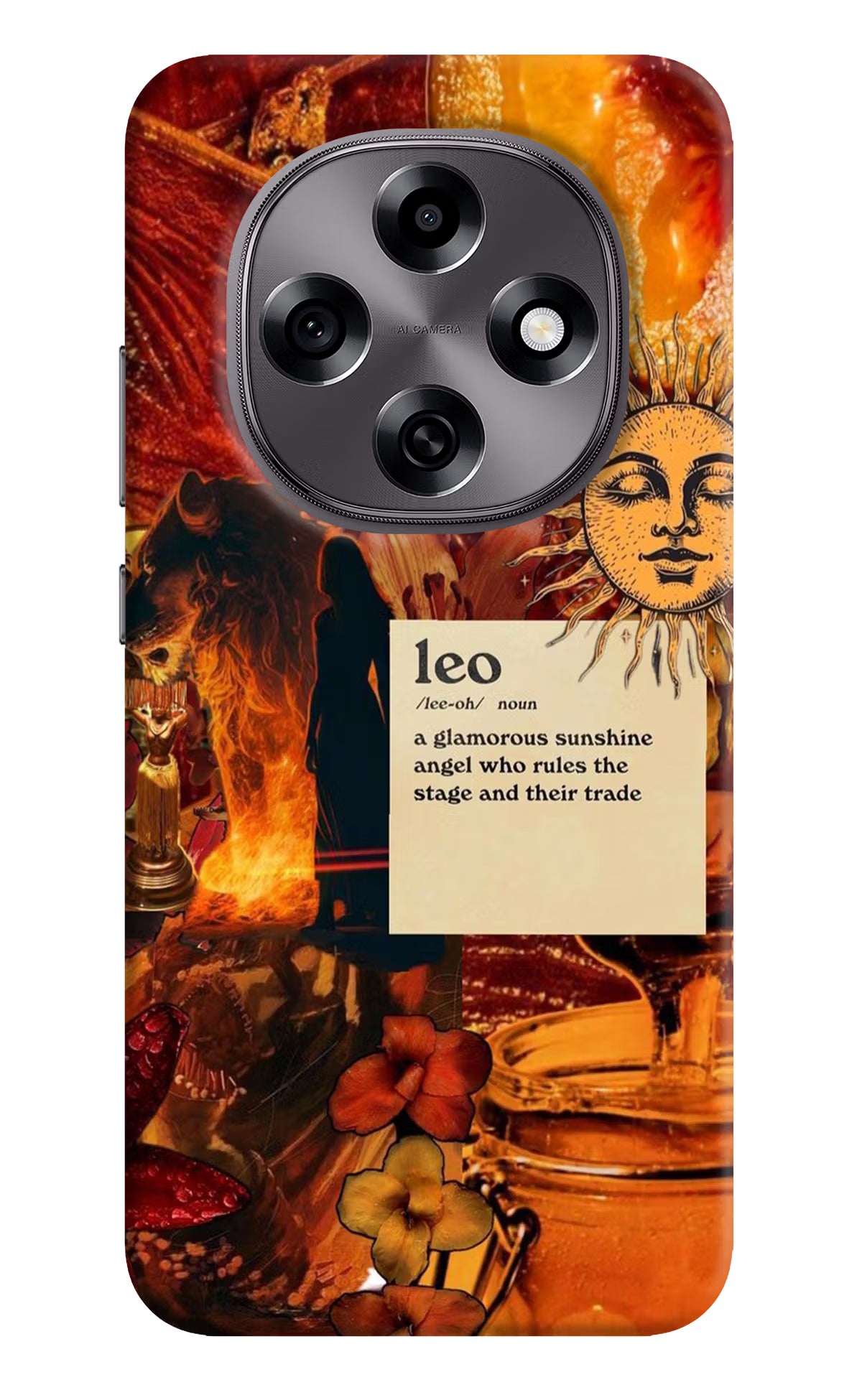 Leo Zodiac Oppo F31 Pro 5G Hard Case Back Cover by Casekaro