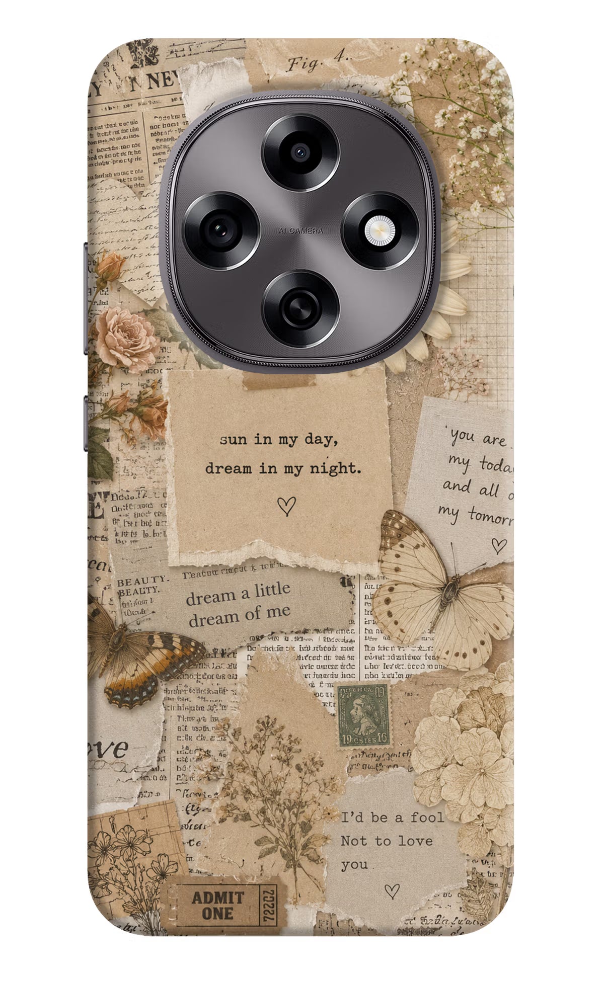 Vintage case Oppo F31 Pro 5G Back Cover