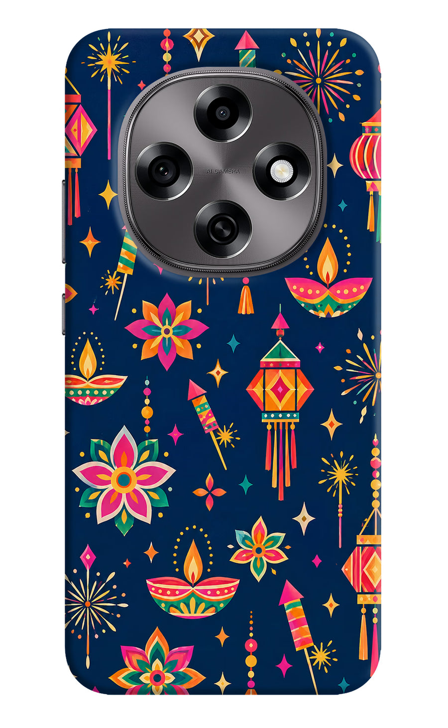 Festive Pop Oppo F31 Pro 5G Back Cover, Hard case