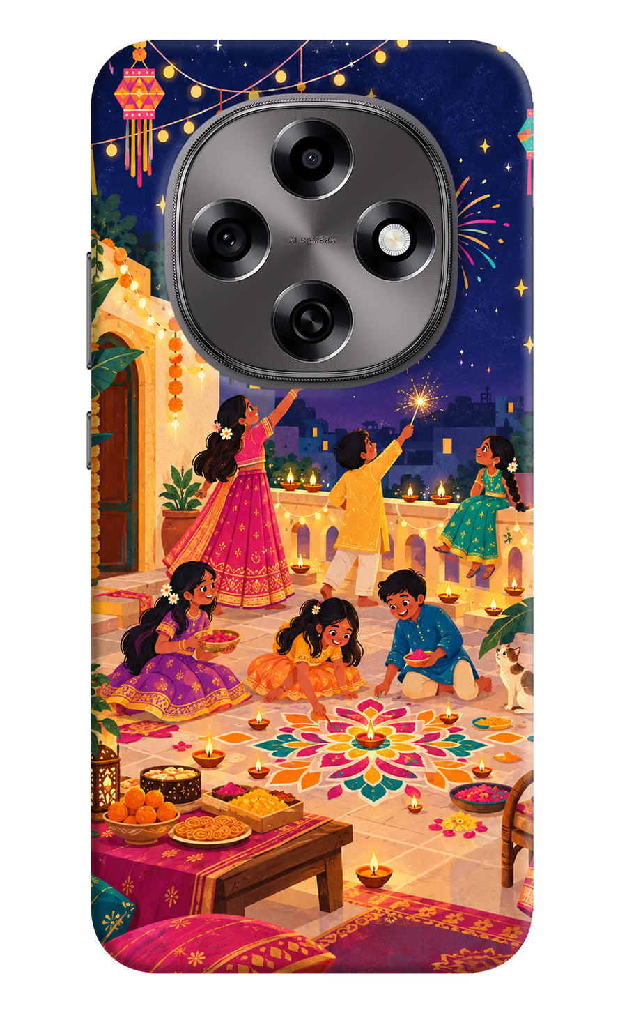 Diwali Night Oppo F31 Pro 5G Back Cover, Hard case